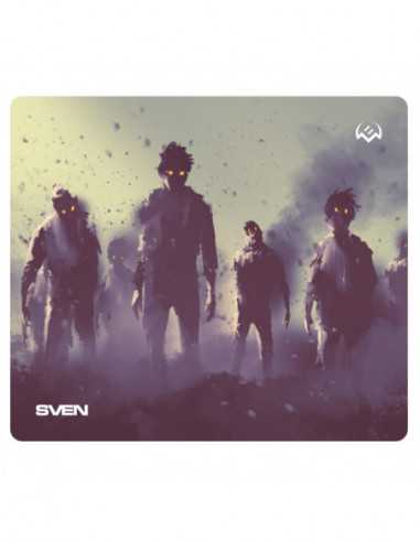Covorașe pentru mouse Covorașe pentru mouse SVEN MP-G02S Zombie, Gaming Mouse Pad, Dimensions: 230 x 200 х 2 mm, Non-slip r