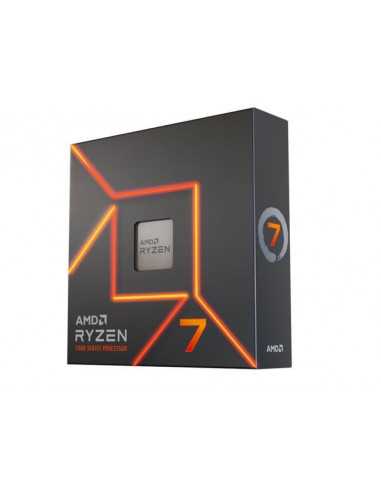 Procesor AM5 AMD Ryzen 7 7700X, Socket AM5, 4.5-5.4GHz (8C16T), 8MB L2 + 32MB L3 Cache, AMD Radeon Graphics, 5nm 105W, Zen4, Unl