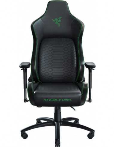 Игровые стулья и столы Razer Razer Gaming Chair Iskur BlackGreen XL- Class 4 gas lift- Armrest 4D- 5-star metal powder coated- T