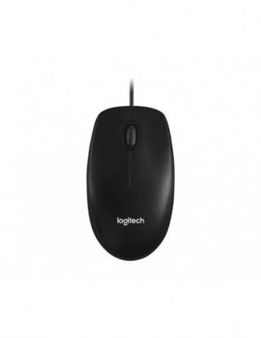 Mouse-uri Logitech Mouse-uri Logitech Logitech M100 Optical Mouse, Black, USB EMEA-914