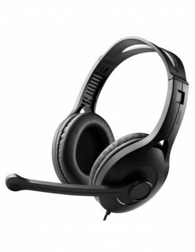 Căști Edifier Căști Edifier Edifier USB K800 Black Computer Headphones with microphone, Frequency response 20 Hz-20 kHz, On-ear
