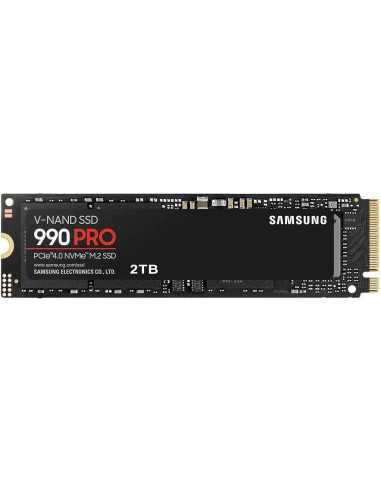 M.2 PCIe NVMe SSD M.2 NVMe SSD 2.0TB Samsung SSD 990 PRO- PCIe4.0 x4 NVMe2.0- M2 Type 2280 form factor- Seq. Read: 7450 MBs- Seq