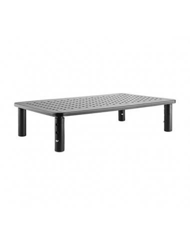 Monitoare Gembird MS-TABLE-01, Adjustable monitor stand (rectangle), 20 kg, 370 x 235 x 120 mm, Height range: 100120140 mm