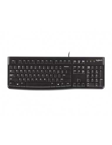 Tastaturi Logitech Tastaturi Logitech Logitech Keyboard K120 for Business - BLK - US INTL - USB - EMEA