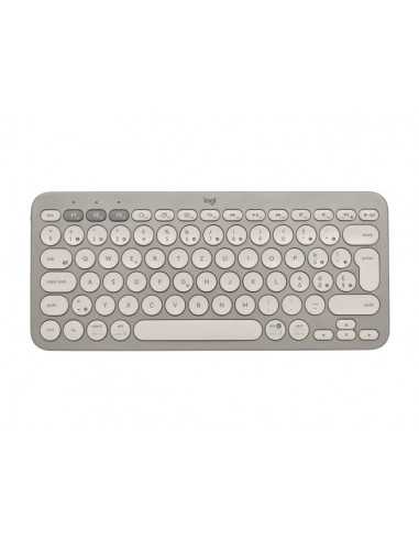 Tastaturi Logitech Tastaturi Logitech Logitech Bluetooth K380 Multi-Device Keyboard, SAND - US INTL - BT - NA - INTNL