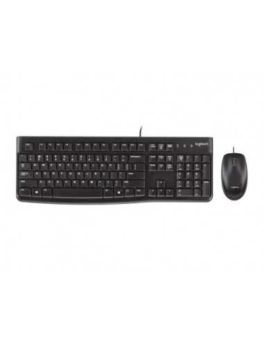 Tastaturi Logitech Tastaturi Logitech Logitech Desktop MK120 USB, Keyboard + Mouse, US black
