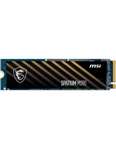 M.2 PCIe NVMe SSD M.2 PCIe NVMe SSD M.2 NVMe SSD 500GB MSI Spatium M390, PCIe3.0 x4 NVMe1.4, M2 Type 2280 form factor, Seq. Re
