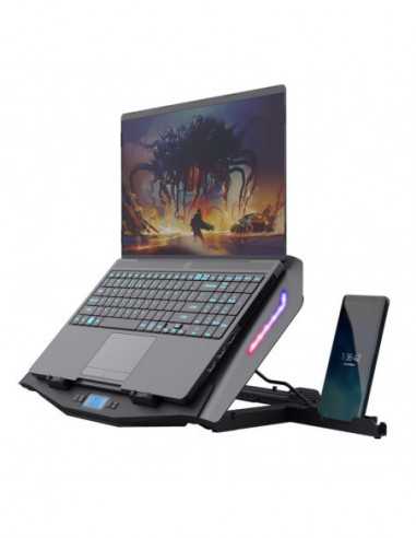 Răcire Răcire Trust Gaming GXT 1127 YOOZY Multicolour-illuminated laptop cooling stand with two large fans and adjustable height