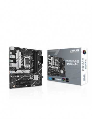 Plăci de bază cu procesor 1700 Alder Lake Plăci de bază cu procesor 1700 Alder Lake ASUS PRIME B760M-A D4, Socket 1700, Intel B7