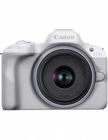 Aparate foto fără oglindă Aparate foto fără oglindă Mirrorless Camera CANON EOS R50 + RF-S 18-45 f4.5-6.3 IS STM White (5812C03