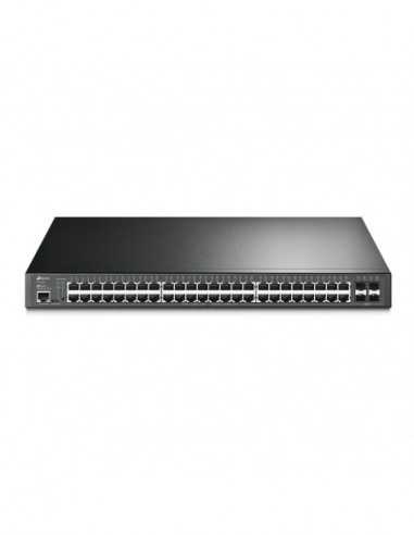 Echipamente PoE 48-Port Gigabit L2+ Managed PoE+ Switch TP-LINK TL-SG3452P, 48xPoE+ ports, 4xSFP Slots, 384W