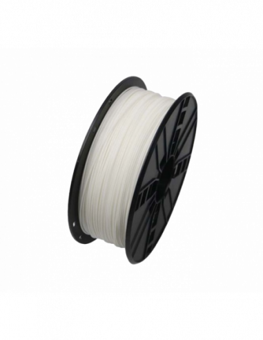 Filamente pentru imprimante 3D ABS 1.75 mm, White Filament, 1 kg, Gembird, 3DP-ABS1.75-01-W