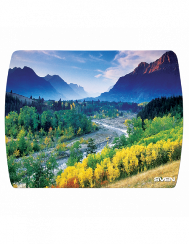 Mouse Pad SVEN UA- 230 × 180 × 2.35mm- 100 Polyester + polyurethane- Picture