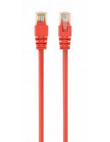 Accesorii pentru cablu torsadat UTP Cat.5e Patch cord 1m Red