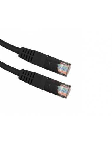 Accesorii pentru cablu torsadat UTP Cat.5e Patch cord 2m Black
