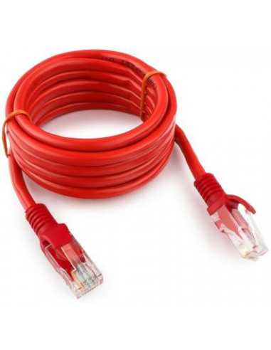 Accesorii pentru cablu torsadat UTP Cat.5e Patch cord 3m Red