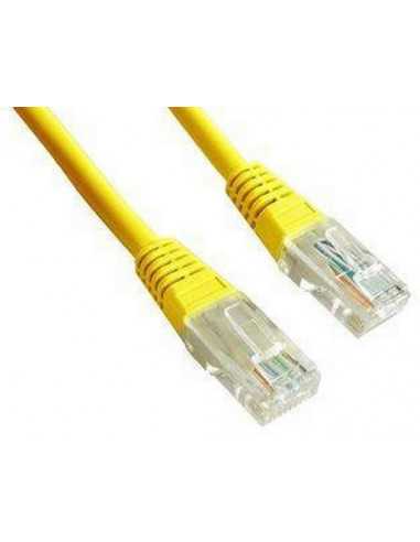 Accesorii pentru cablu torsadat UTP Cat.5e Patch cord 3m Yellow
