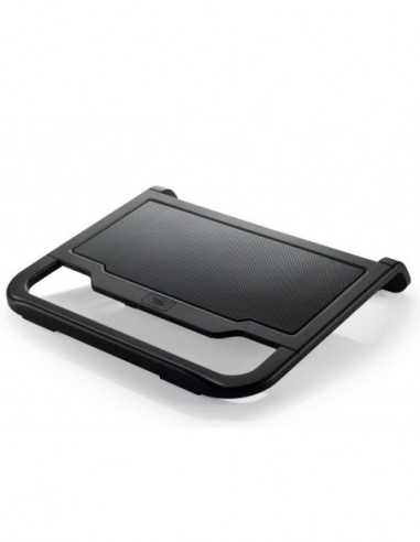 Răcire DEEPCOOL N200 Notebook Cooling Pad up to 15.6 1 fan-120mm 1000rpm 22.7dBA 42.4CFM big area aluminum mesh Black
