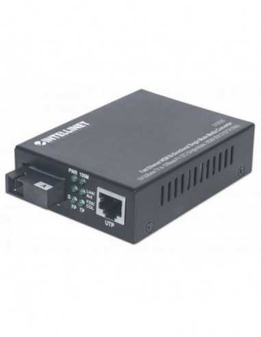 Altele Fast Ethernet Media Converter WDM (1x10100Base-TX 1x100Base-FX) 10km 15501310 nm DC 48V: