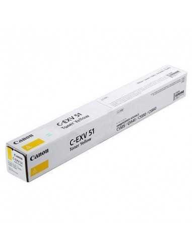 Опции и запчасти для копировальных аппаратов Toner Canon C-EXV51 Yellow, (681gappr. 60 000 pages 5) for Canon iRC55xx