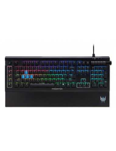 Tastaturi Acer ACER PREDATOR GAMING KEYBOARD AETHON500 mechanical keys 16.8M RGB backlit detachable magnetic wrist rest anod