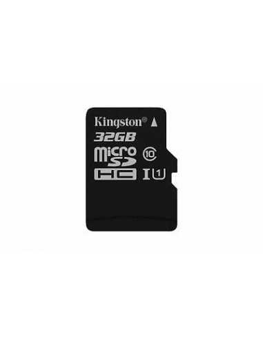 Безопасные цифровые карты микро 32GB microSD Class10 A1 UHS-I U1 (V10) Kingston Canvas Select Plus, 600x, Up to: 100MBs