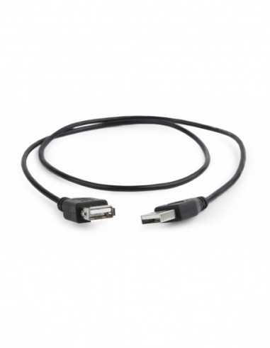 Cabluri USB periferice Cable Extension USB CC-USB2-AMAF-75CM300-BK 0 75 m USB 2.0 A-plug A-socket