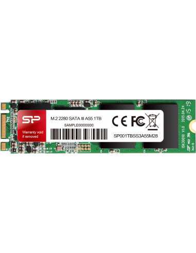 M.2 SATA SSD M.2 SATA SSD 128GB Silicon Power Ace A55 Interface: SATA III 6Gbs M.2 Type 2280 form factor Sequential Reads: 5