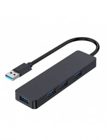 USB-концентраторы USB 3.0 Hub 4-port Gembird UHB-U3P4-04- Black