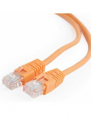 Патч-корды 2m- Patch Cord Orange- PP12-2MO- Cat.5E- Cablexpert- molded strain relief 50u plugs