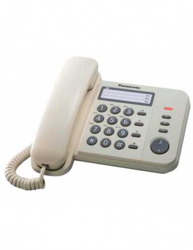 Telefoane cu fir Telephone Panasonic KX-TS2352UAJ Beige