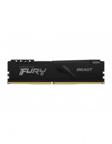 16GB DDR4-2666MHz Kingston FURY Beast (KF426C16BB116)- CL16-18-18- 1.2V- Intel XMP 2.0- Black