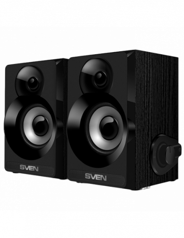 Boxe 2.0 din lemn Speakers SVEN SPS-517 Black 6w USB power