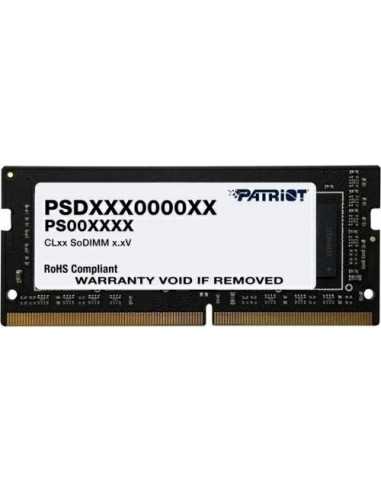 SO-DIMM DDR4 32GB DDR4-3200 SODIMM PATRIOT Signature Line PC25600 CL22 2 Rank Double-sided module 1.2V