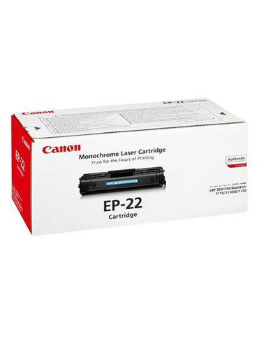 Laser Cartridge Canon EP-22 B (1550A003), black (2500 pages) for LBP-800/810/1120/ HP LJ 1100/1100A