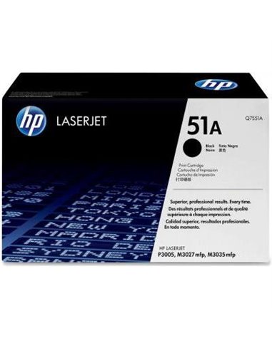 HP 51A (Q7551A) Black Cartridge for HP LaserJet P3005 Series, M3035, M3027, 6500 p.