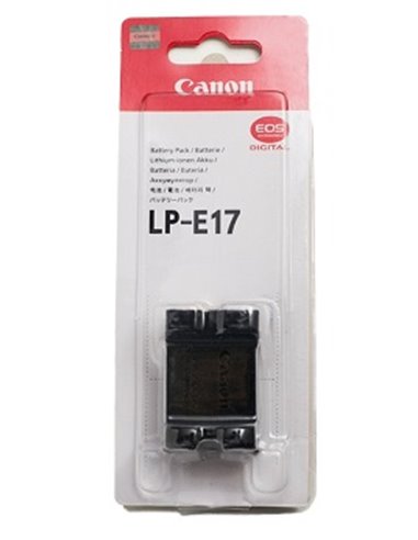 Battery Canon LP-E17, 7.2V, Li-Ion 1040mAh (9967B002) for EOS RP, R8, R10, R50, R100 200D,750D,760D & M100, M6, M5, M3 & Rebe...