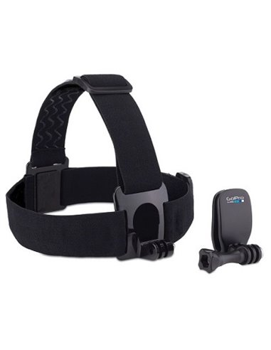 GoPro Head Strap + QuickClip - wear your GoPro on your head with the Head Strap, or use the QuickClip to attach it to a backw...