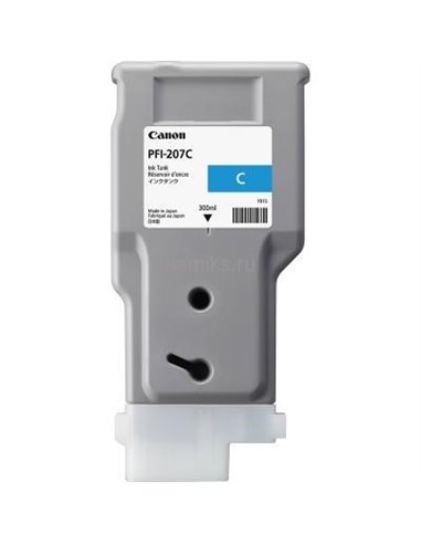 Ink Cartridge Canon PFI-207 C, cyan, 300ml for iPF680,685,780,785