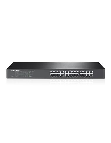 Коммутатор TP-LINK TL-SF1024 / 24 port / 100Mb / RJ45 / 1U 19-inch rack-mountable steel case