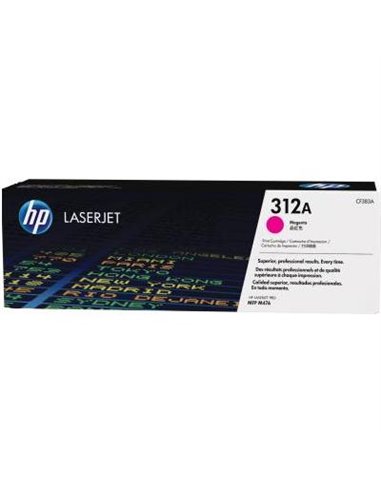 HP 312A (CF383A) Magenta Original LaserJet Toner Cartridge (up to 2700 pages), for HP LaserJet Pro M476 Series