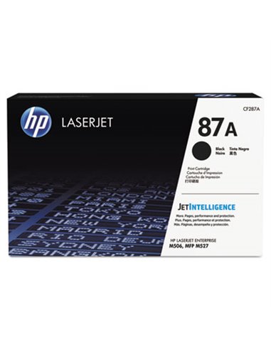 HP 87X (CF287X) High Yield Black LaserJet Toner Cartridge, for HP M506dn, M506x, M527dn, M527f, M527c; M501dn, M501n,18000 p.