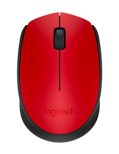 Mouse Wireless Logitech M171 / Optical / Nano receiver / Red