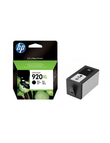 HP 920XL (CD975AE) OfficeJet Ink Cartridge, Black for HP OfficeJet 6000 Printer, 1200 p.