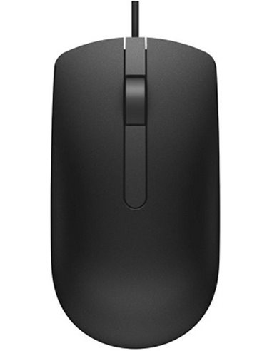 Dell Optical Mouse - Wired - USB, 1000 dpi, 413g, MS116 - Black (570-AAIS)