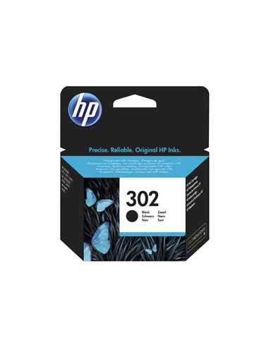 HP 302 (F6U66AE) Black Original Ink Cartridge for HP DeskJet 1110 Printer, HP OfficeJet 3830/3636/5230, HP DeskJet 2130/3636,...