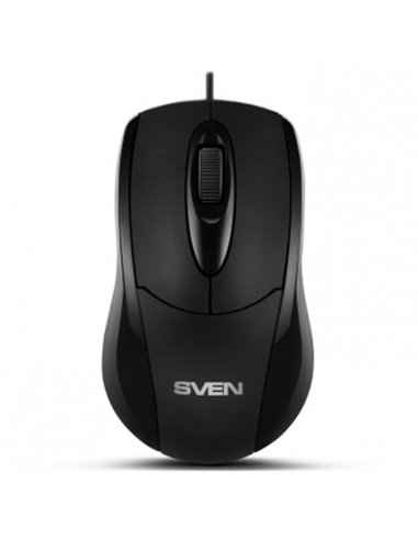 SVEN RX-110, Optical Mouse, 1000 dpi, USB, Black