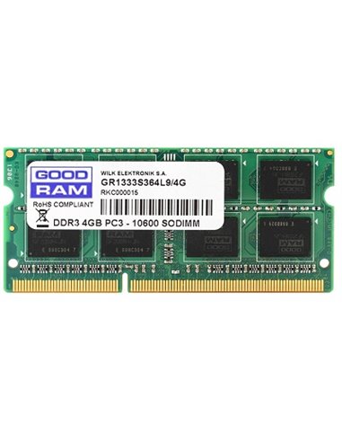 Оперативная память GOODRAM DDR3L-1600 SODIMM 4ГБ