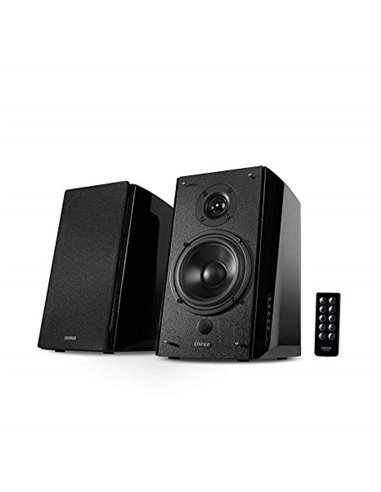 Edifier R2000DB Black, 2.0/ 120W (2x36W+2x24W) RMS, Audio In: Bluetooth, RCA x2, PC, AUX, optical, coaxial, remote control, a...