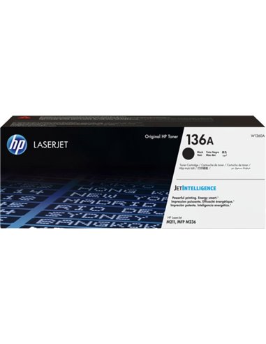 HP 136A (W1360A) Black Cartridge for HP LJ 211, M212, M236, 1150 p.